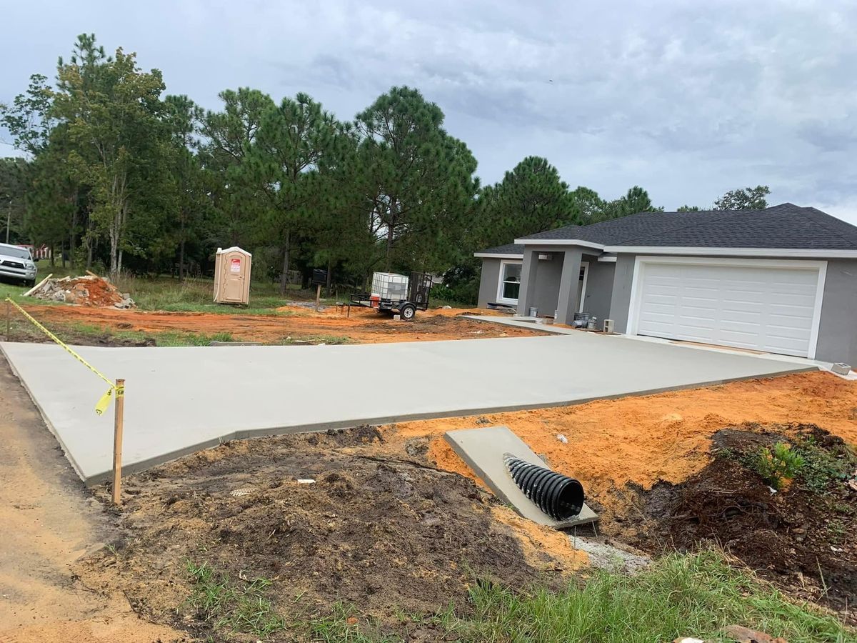 Concrete Driveway Installation for All Phases Decorative Concrete in Sebring, FL