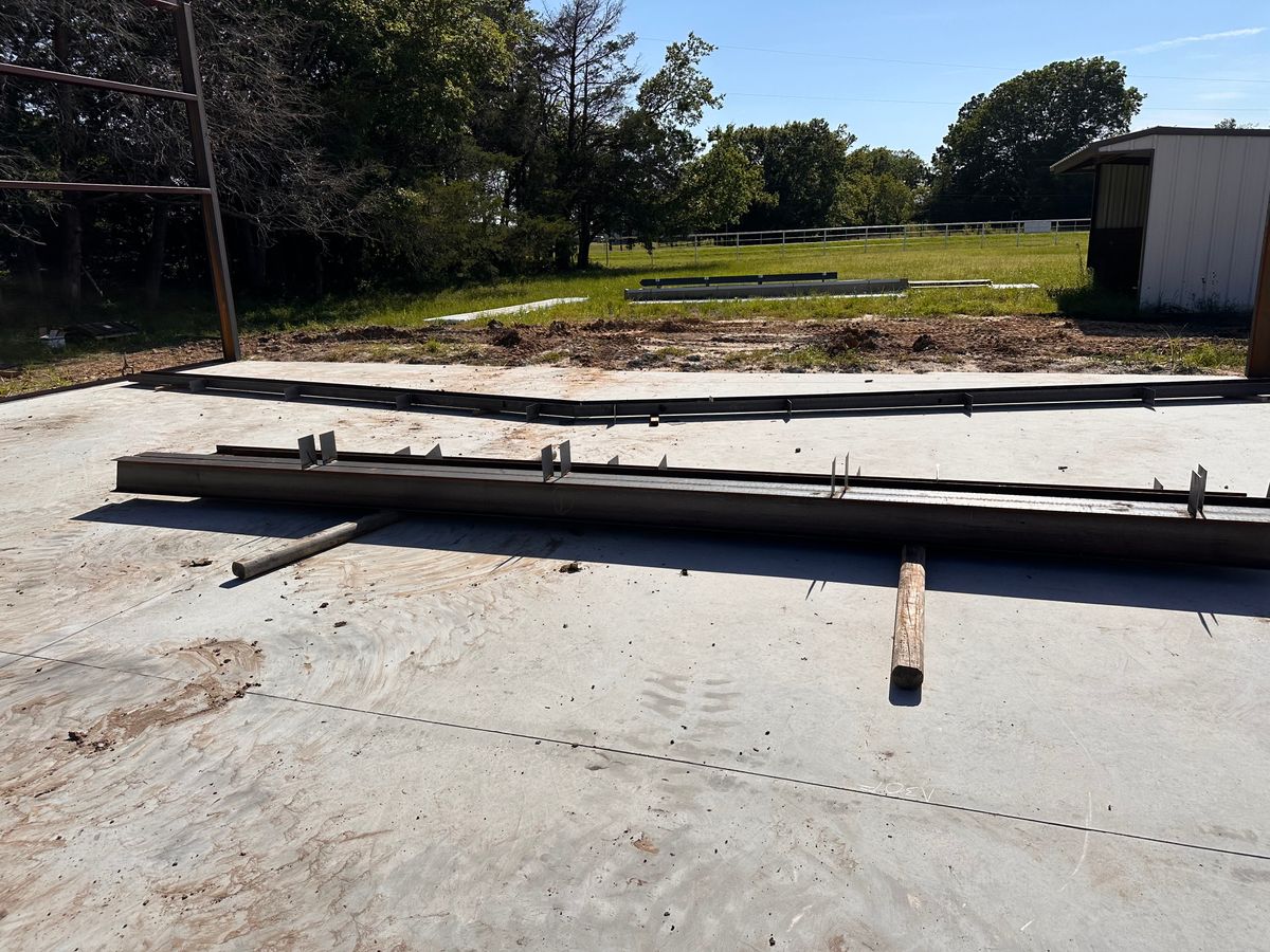 Concrete Slabs for CR Fabrication in Royse City, TX