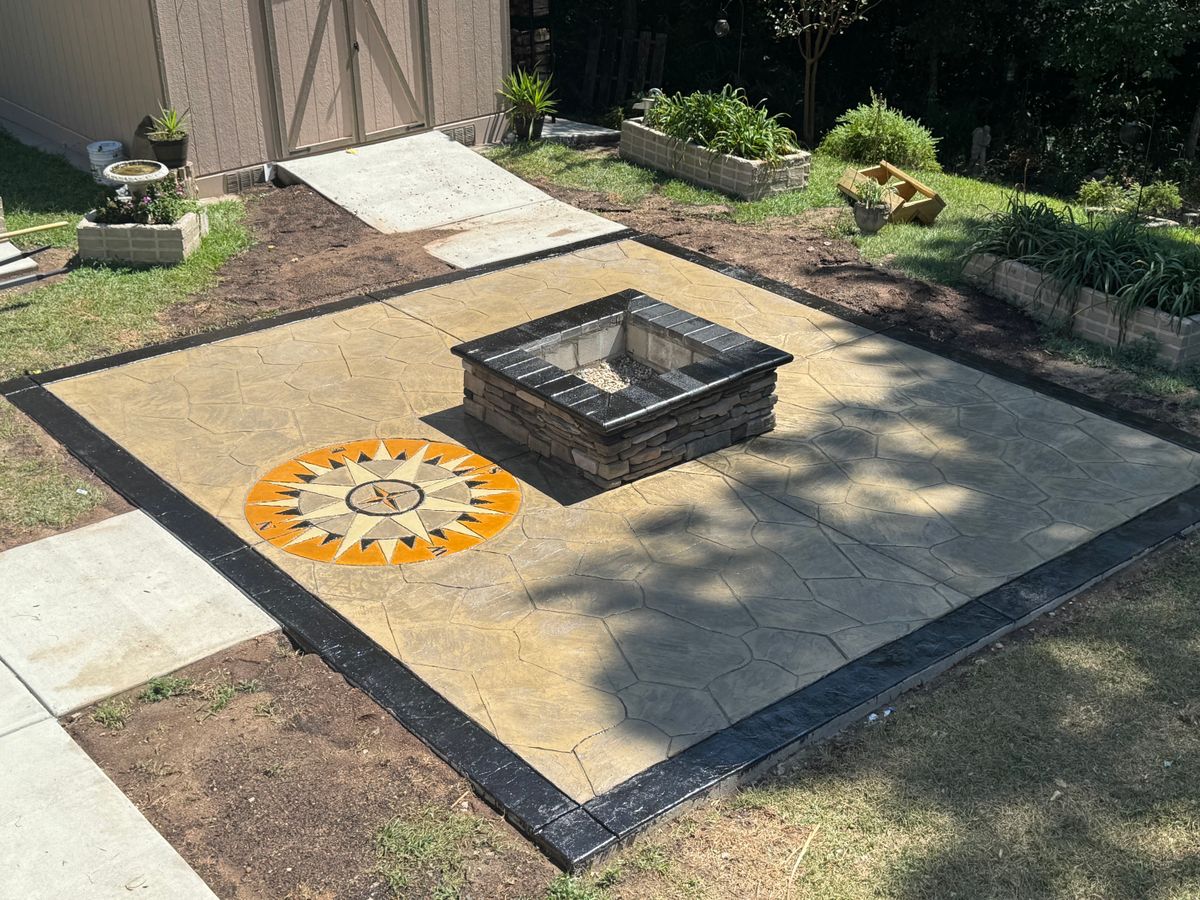 Patio Design & Installation for Jose's Concrete in Sanford, NC