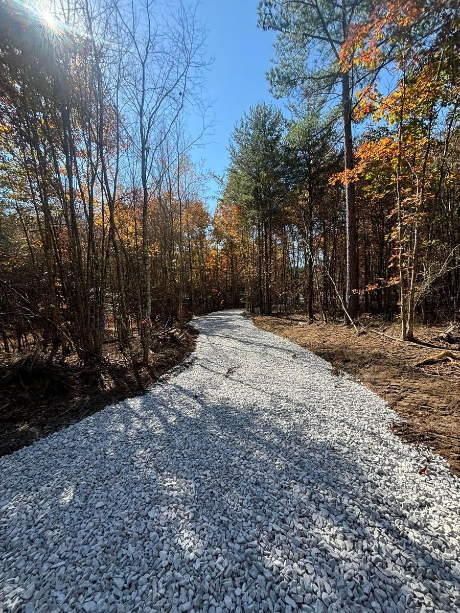 Driveway Construction for TD Dirtworks in Tracy City, TN