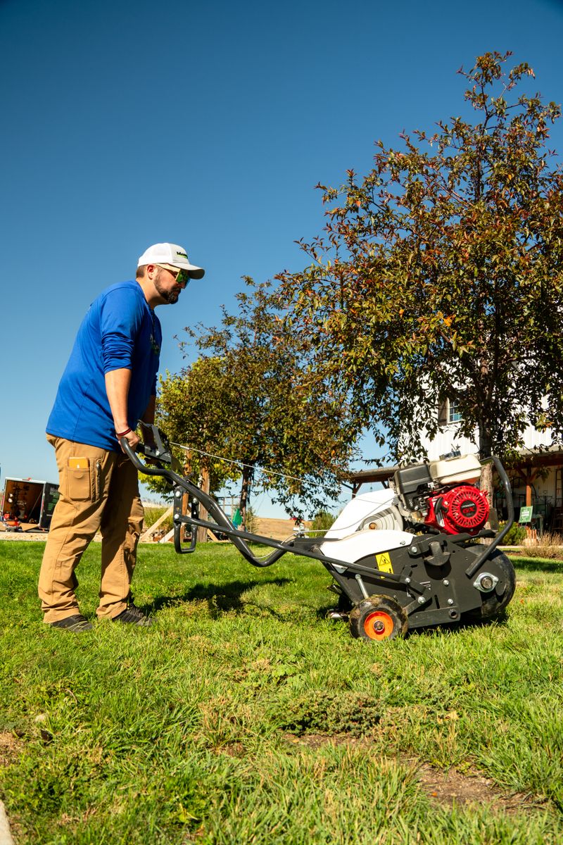 Mowing for Manscaped Lawn Care in Firestone, CO