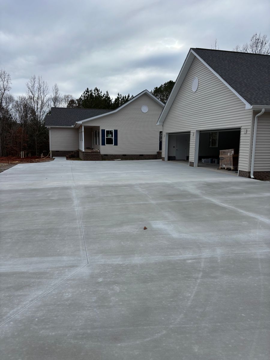 Concrete Flat Work for Baer & Sons Concrete in Greenwood County, SC