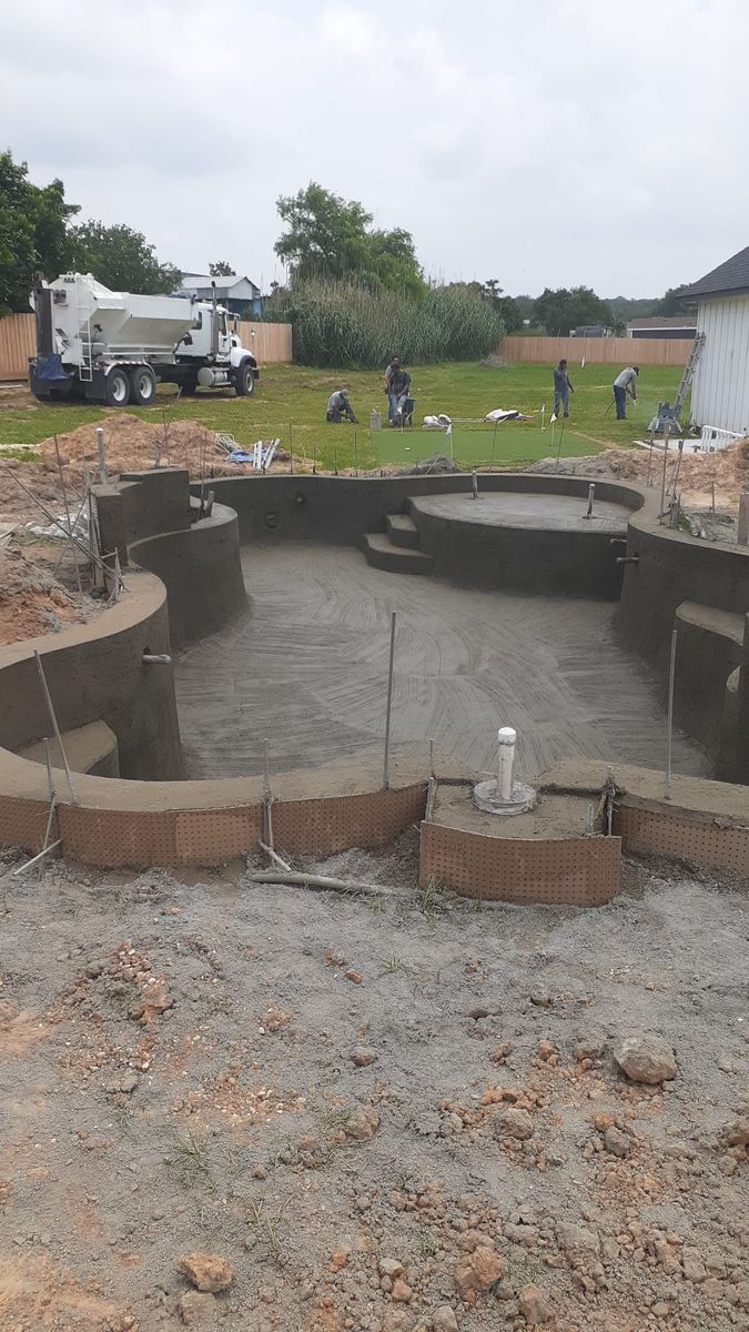 Concrete Pools for UBER FORCE in San Antonio, TX