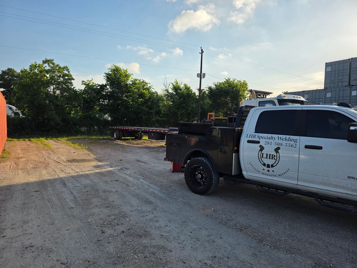 On site Service Calls for LHR Specialty Welding Services in Santa Fe, TX