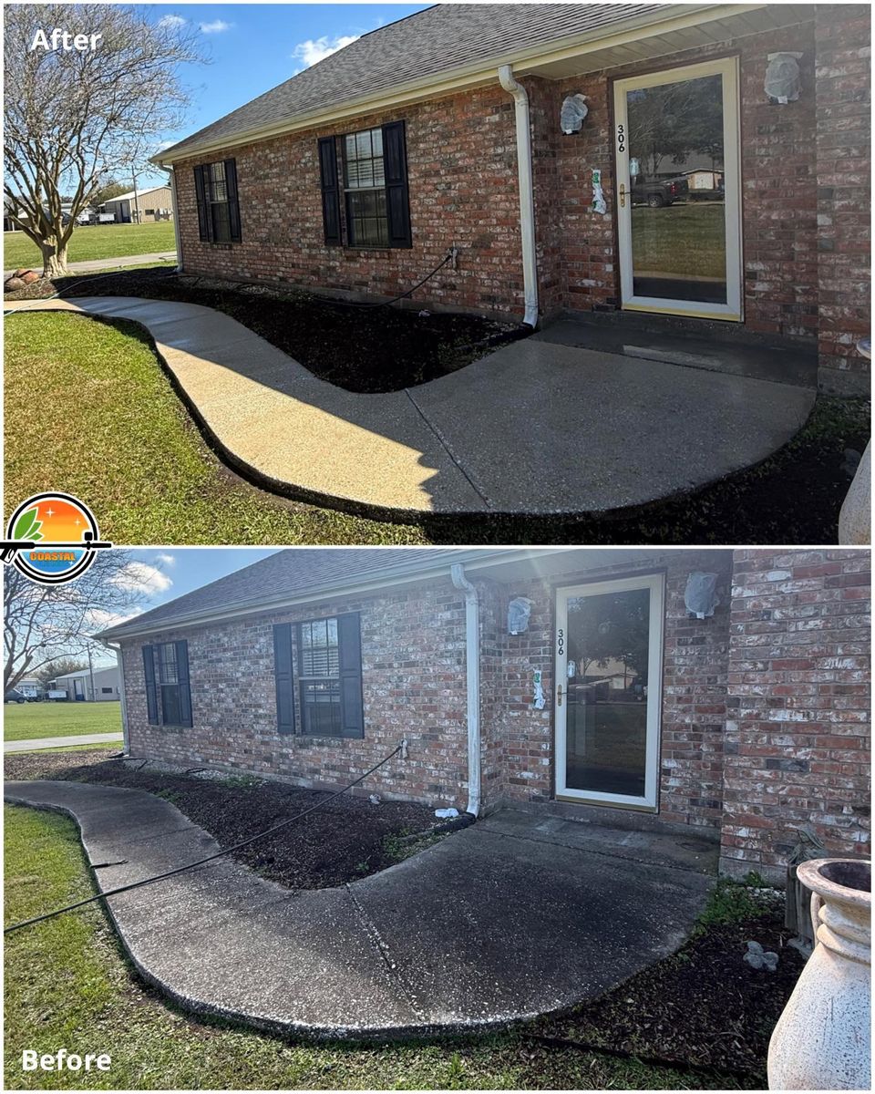 Exterior House Washing for Coastal Cleaning LLC in Rayne, Louisiana