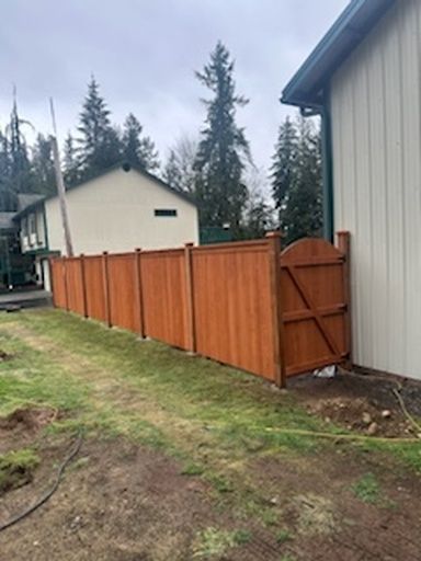 Gate Installation for McBride and Sons Fence in Camano, WA