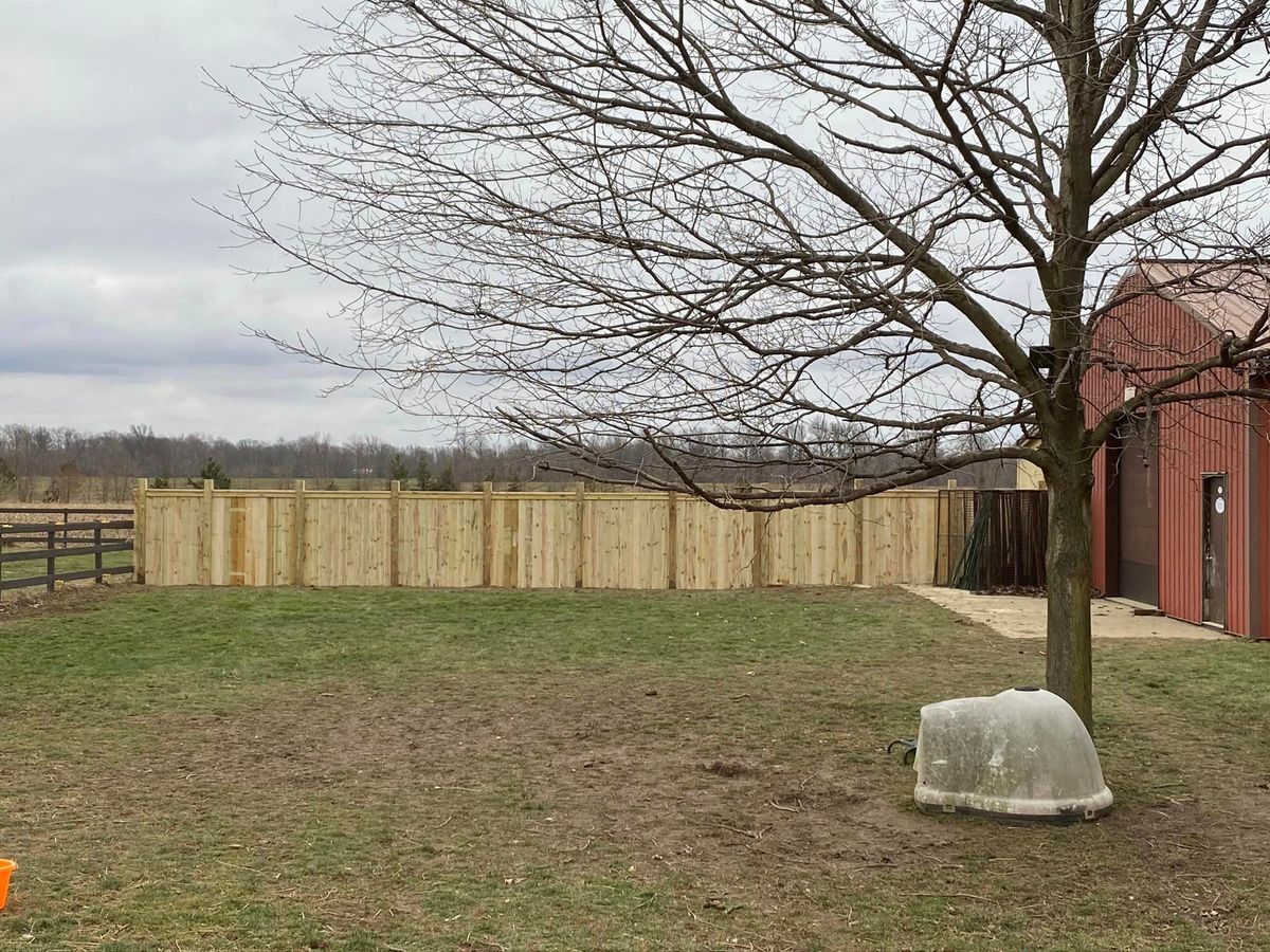 Fences for Ed's Home Improvement in Bluffton, OH