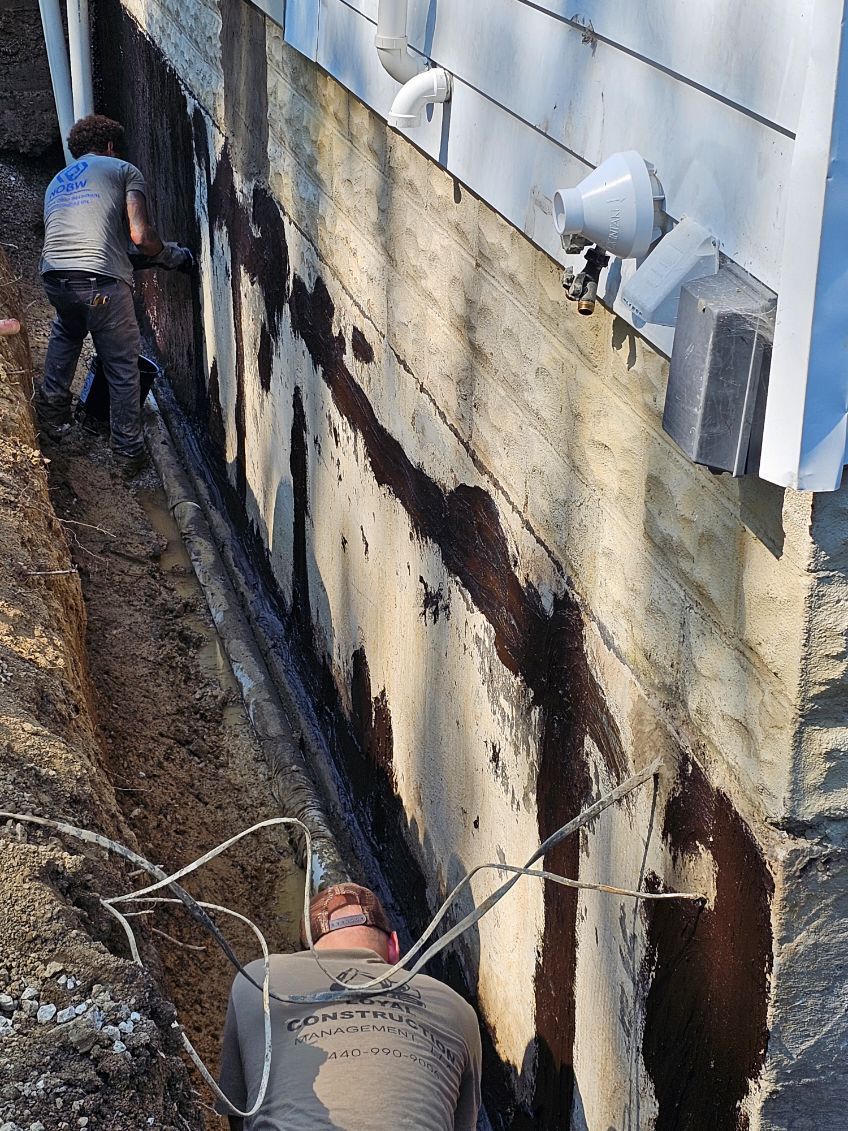 Waterproofing for Loyal Construction Management LLC in North Ridgeville, OH