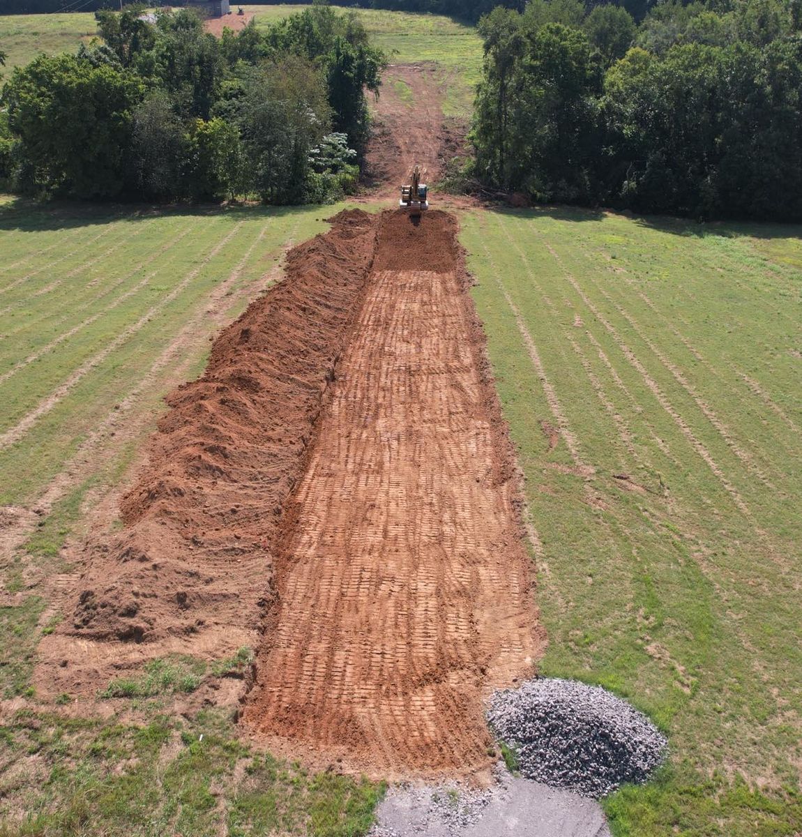 Site Preparation for PLW Construction in Dickson, TN