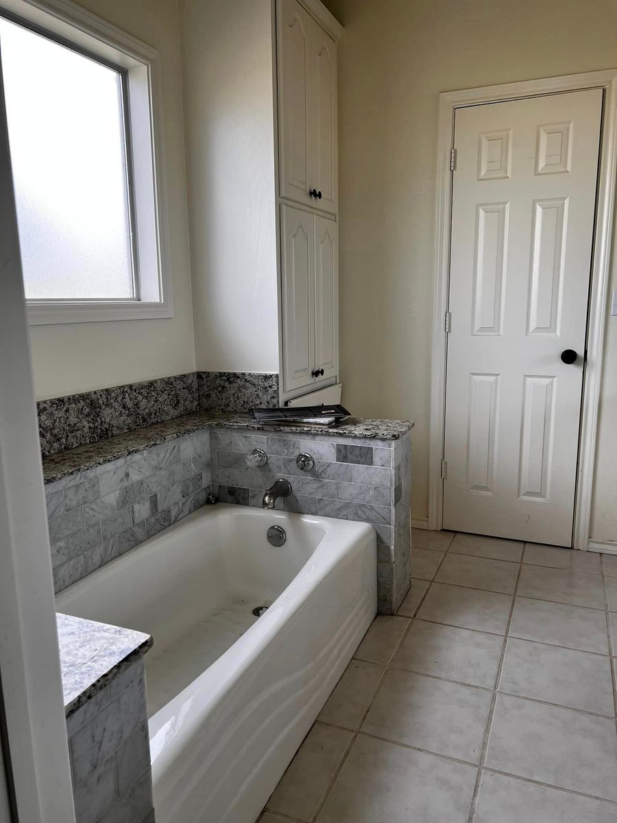 Bathroom Renovation for White's Contracting LLC in Mount Pleasant, Texas