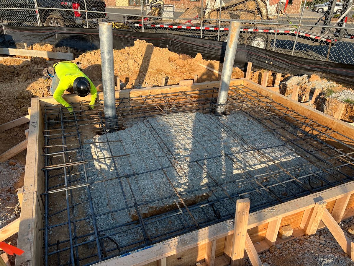 Concrete for Rushing Contracting Group, Inc. in Charlotte, North Carolina