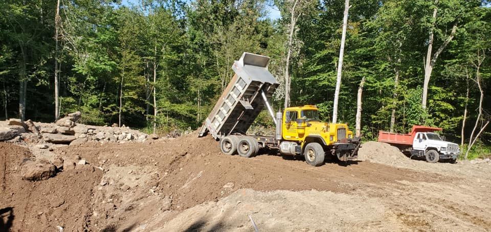 Site Grading for R McK Excavating in Lake Ariel, PA
