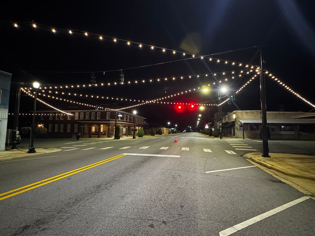 Bistro Lighting for FunderFlow Commercial and Residential Pressure Washing Inc in Tupelo, MS