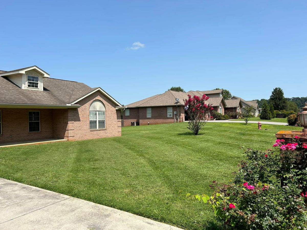 Mowing for TJ’s Landscaping in Knoxville, TN