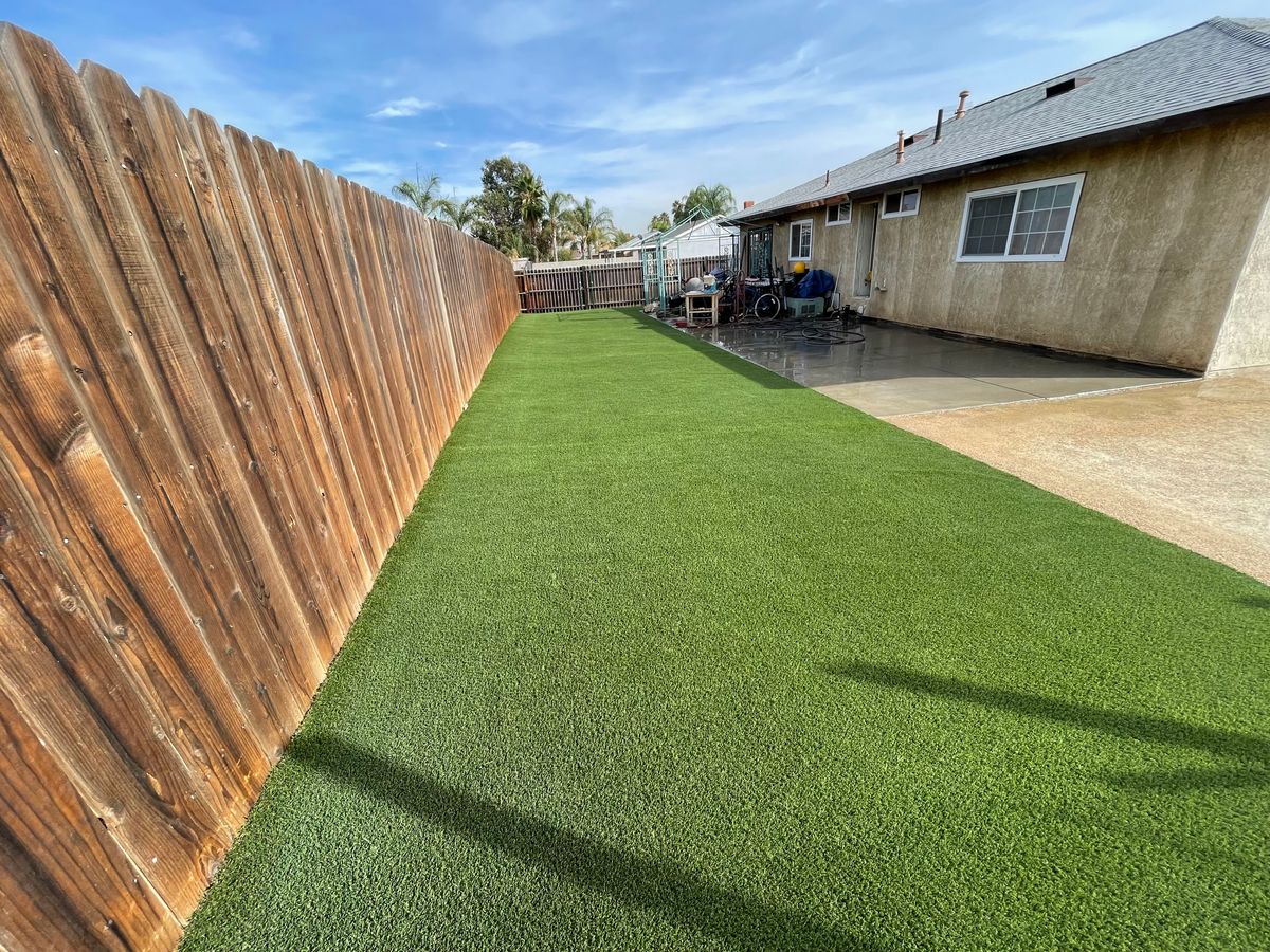 Pet-Friendly Turf for Aidan Jade Landscaping in Riverside County, CA