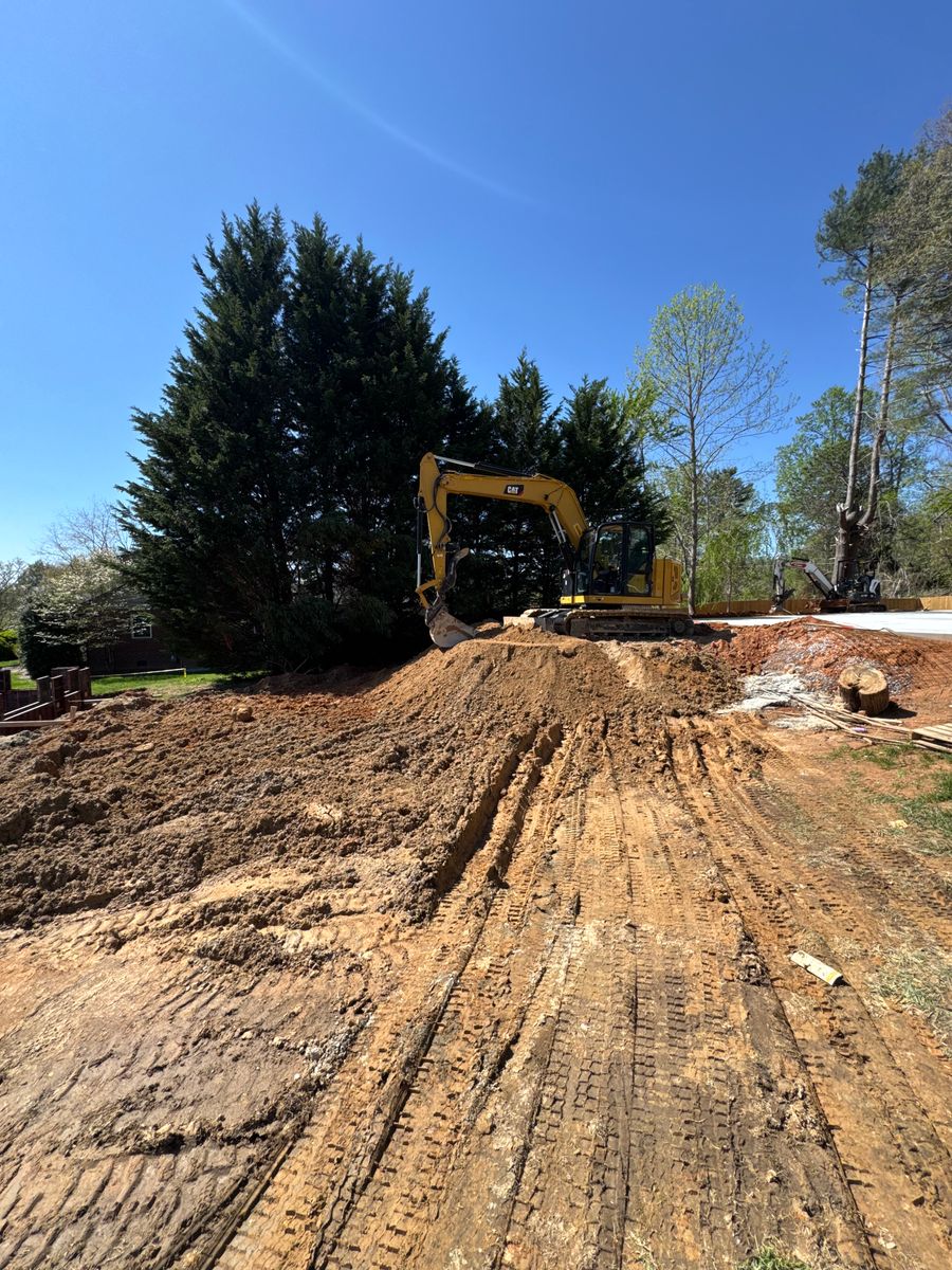 Site Preparation for HD Grading in Swannanoa, NC