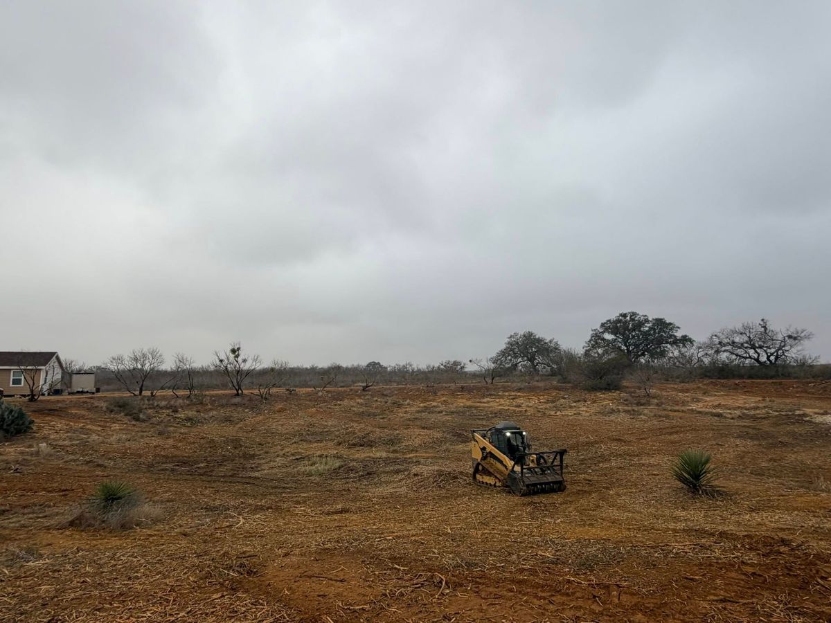 Land Clearing for Oro Verde in Devine, TX