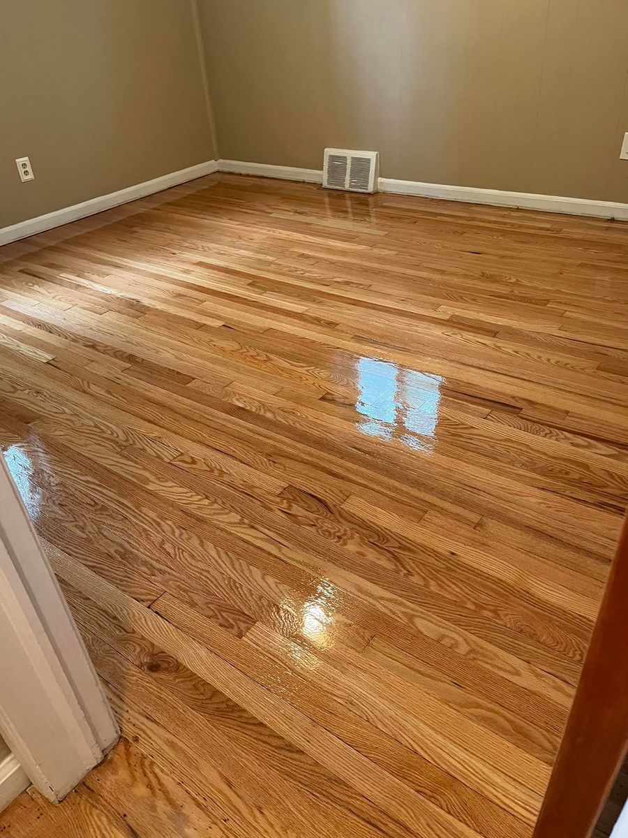  Floor Staining and Refinishing for Kozlowski’s Hardwood Floor Refinishing in Flat Rock, Michigan