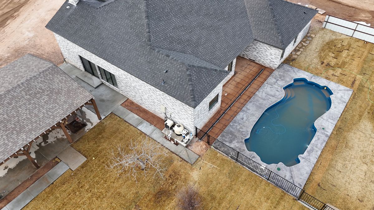 Pool Deck Paving for Cole Landscaping & Pools, LLC in Amarillo, TX
