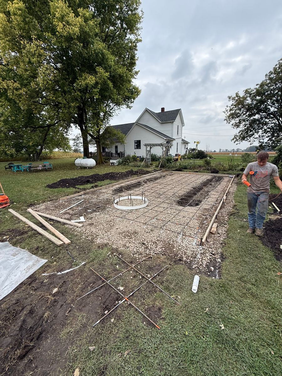 Site Preparation for Solid Rock Concrete & Landwork in Galion, OH