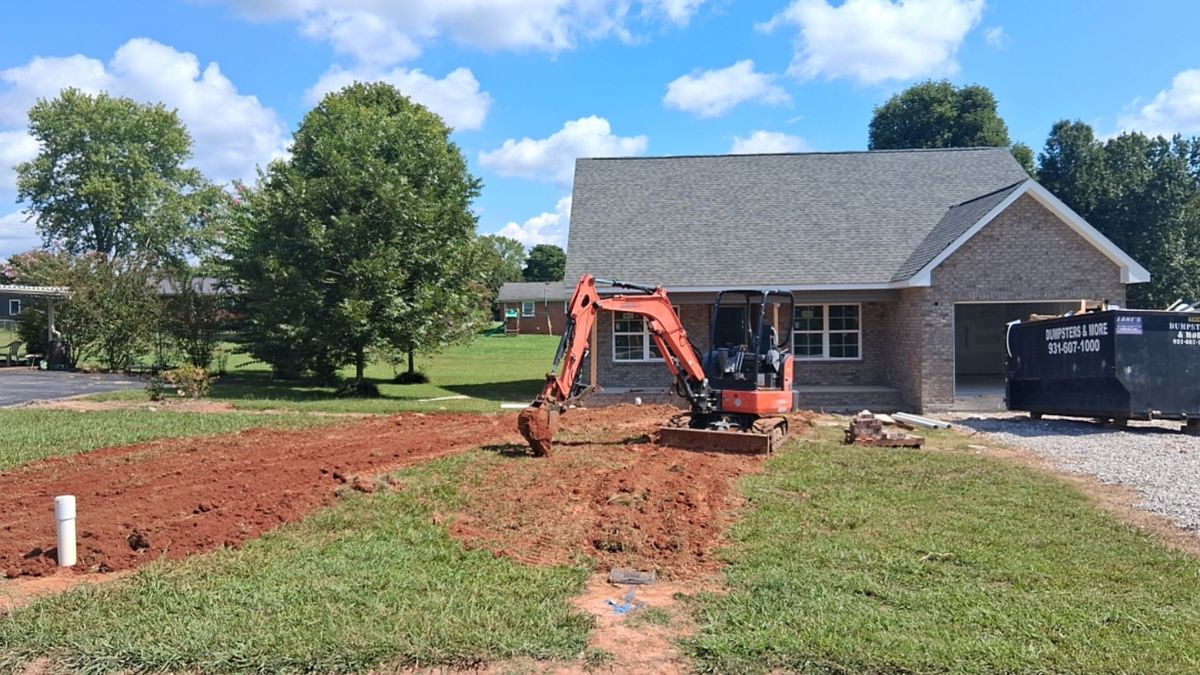 Grading and Leveling for Willetts Excavation & Septic in McMinnville, TN