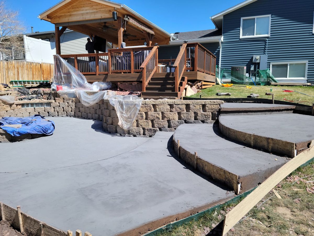 Patio Design & Installation for Eds Concrete and Flat Work in Douglas, WY