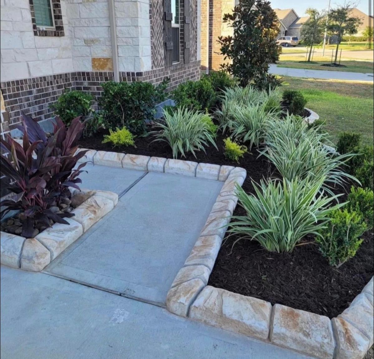 Landscaping for Texas Curb N Borders in Houston, TX