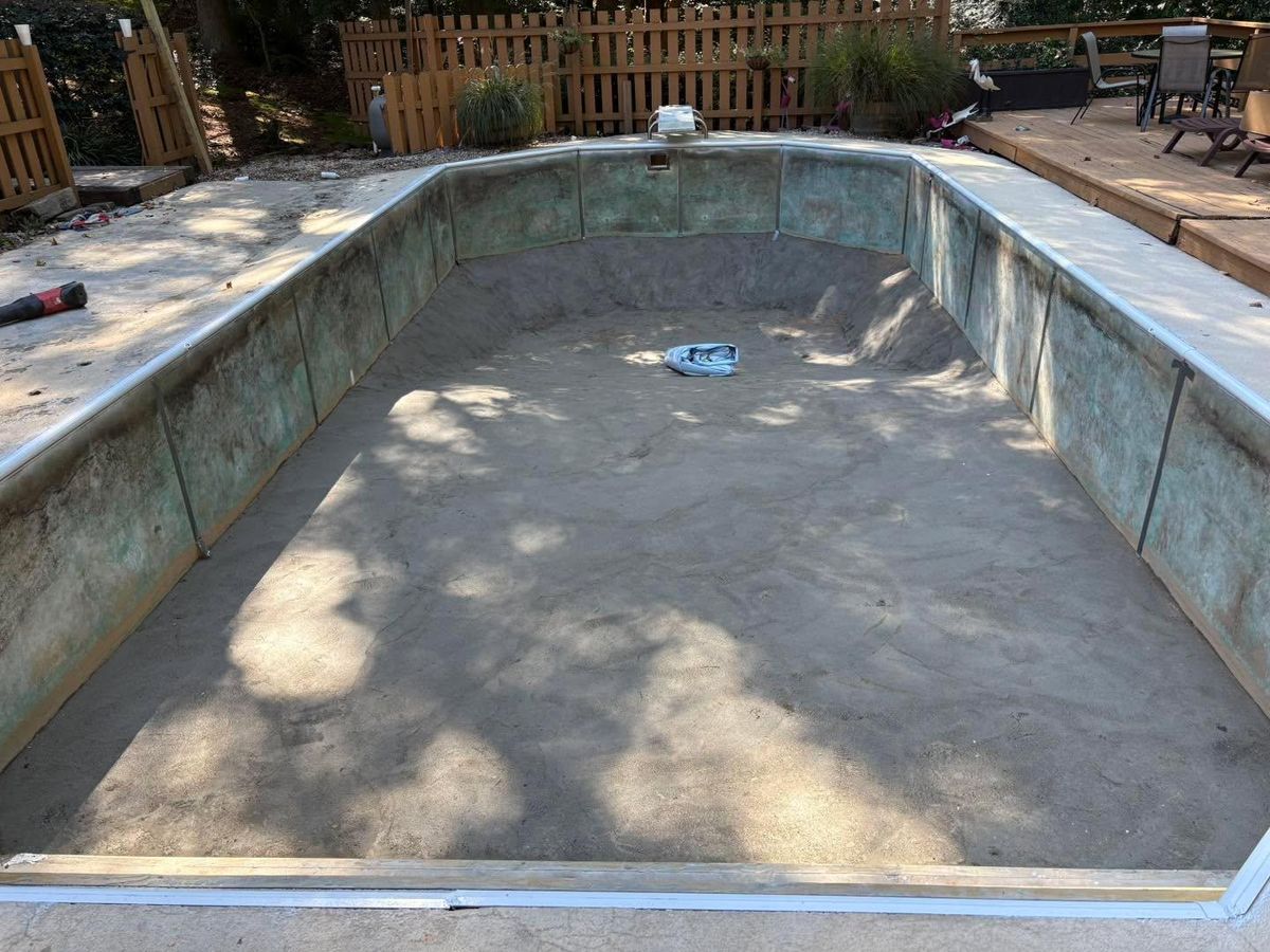 Remodel / Fill In deep End / Steps for Passmore Construction LLC in Dallas, NC