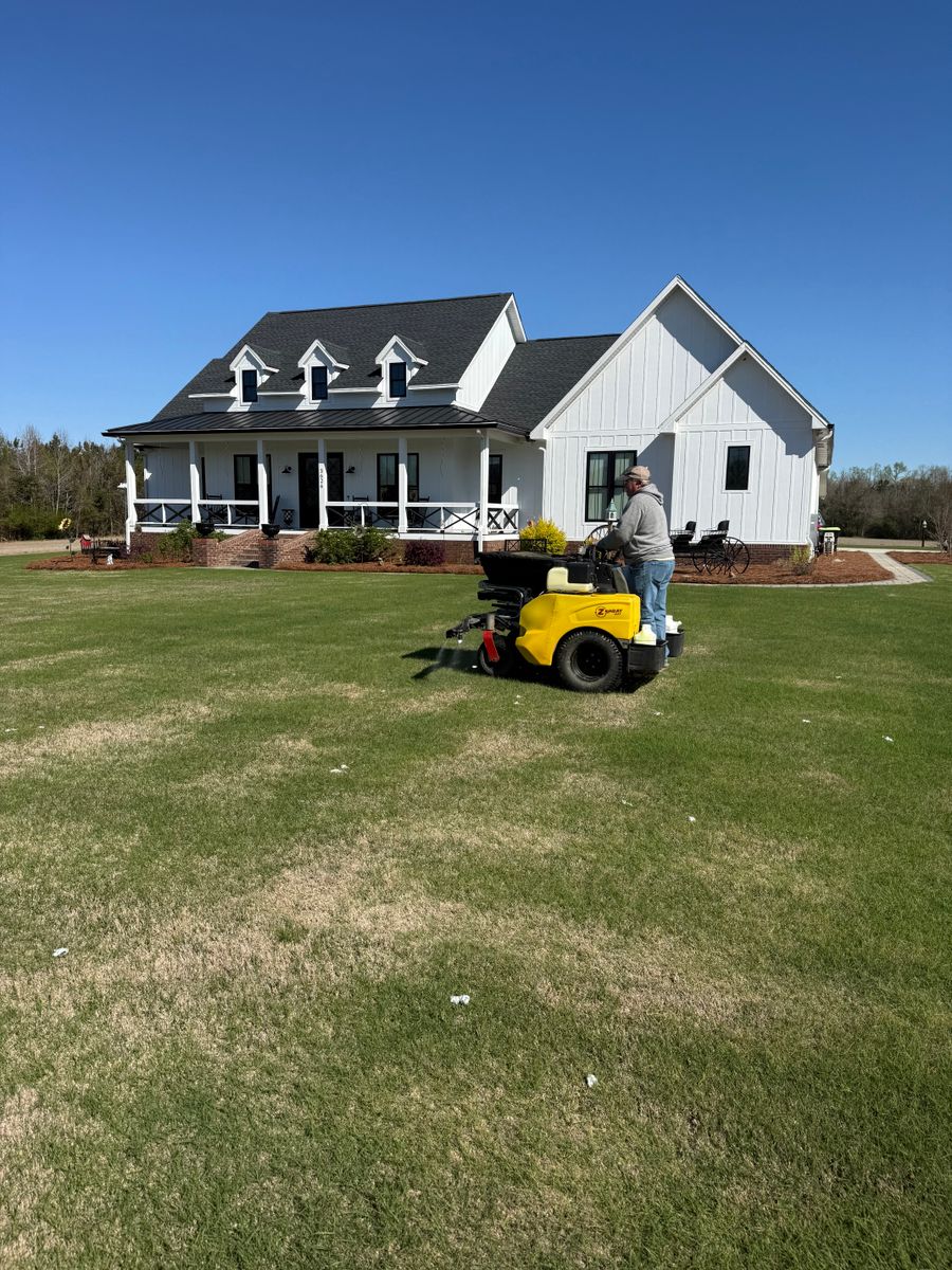 Core Aeration for Turf's Up!  in Lumberton, NC