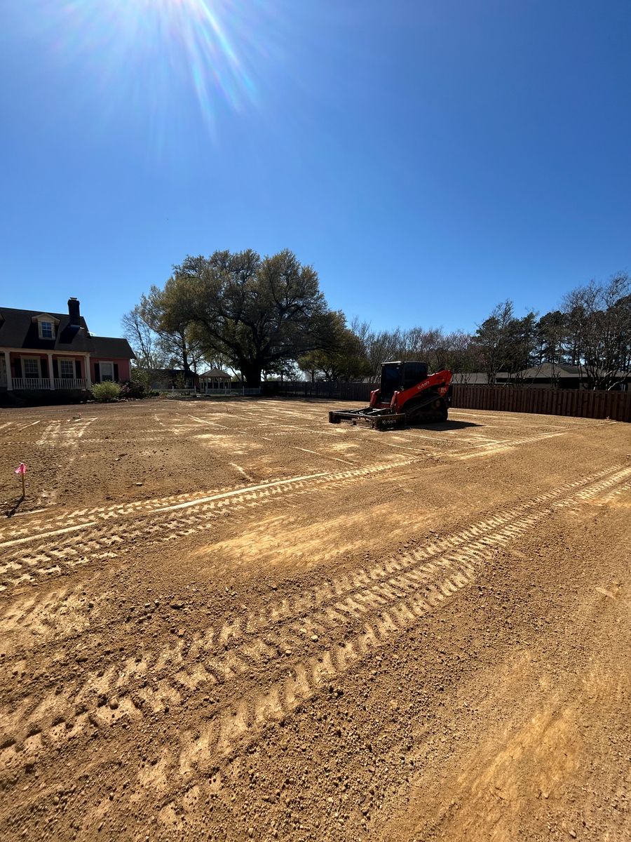 House pads & Driveway Installations for Lambert Equipment Services in Hessmer, LA