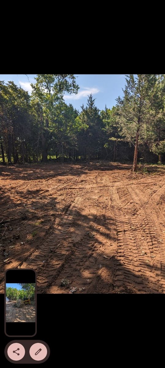 Land Grading for Nathan Foyil Bobcat Work in Edmond, OK