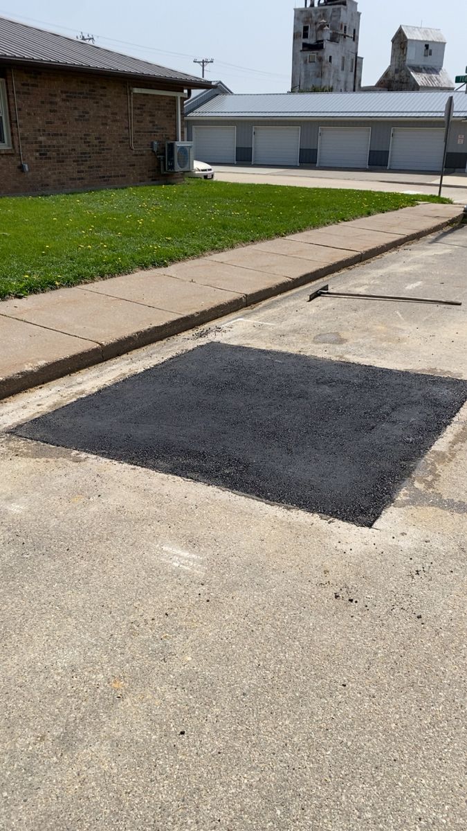 Driveway Install for TDC Excavating in Dubuque, IA