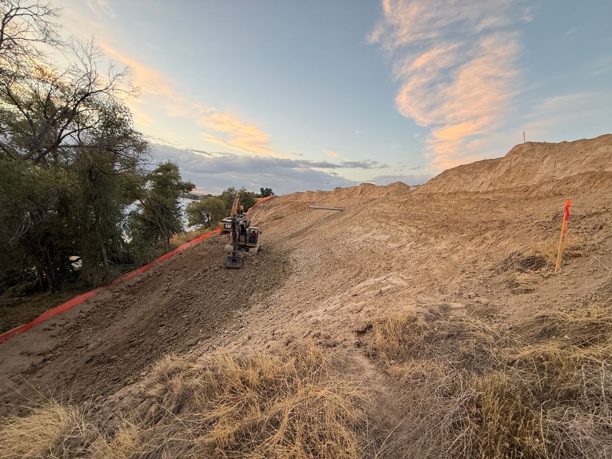 Land Grading for Steed Trucking and Excavation in Rexburg, ID