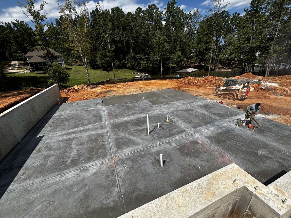 Excavation for Baer & Sons Concrete in Greenwood County, SC