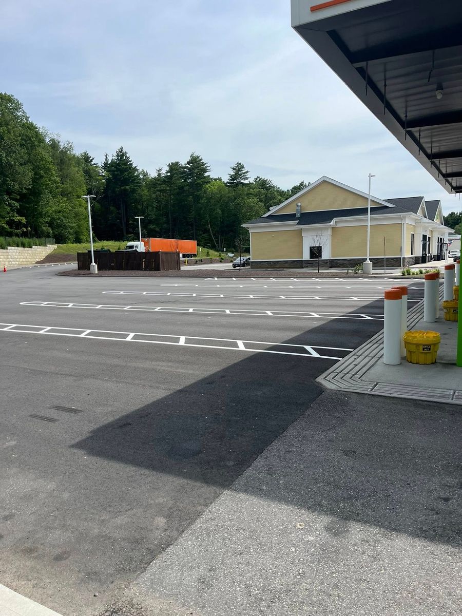 Striping for Cates Sealcoating and Striping in Charlton, MA