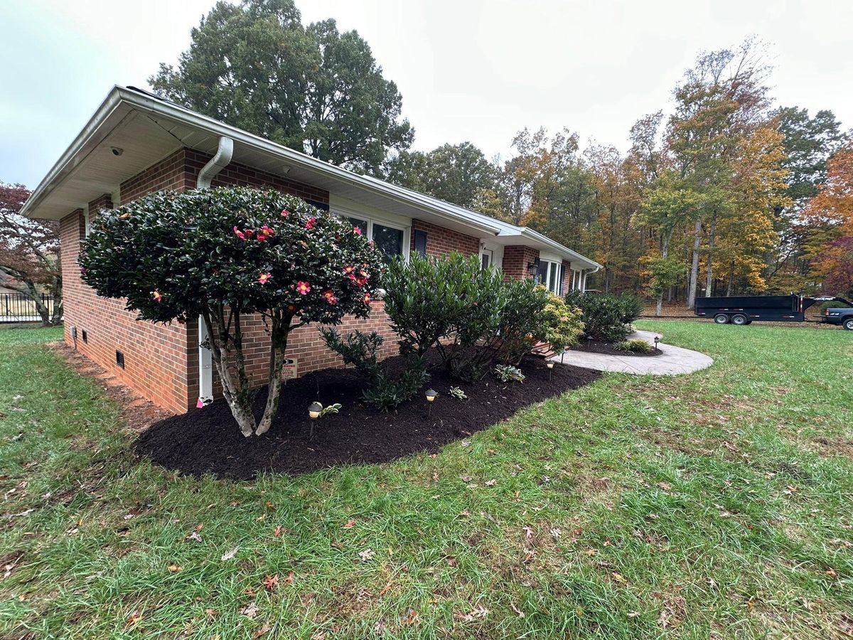 Landscape Design & Install for Queen’s Landscaping in Kernersville, NC