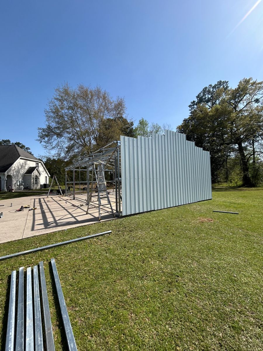 Red Iron Buildings for On-Site Buildings in Vidor, TX