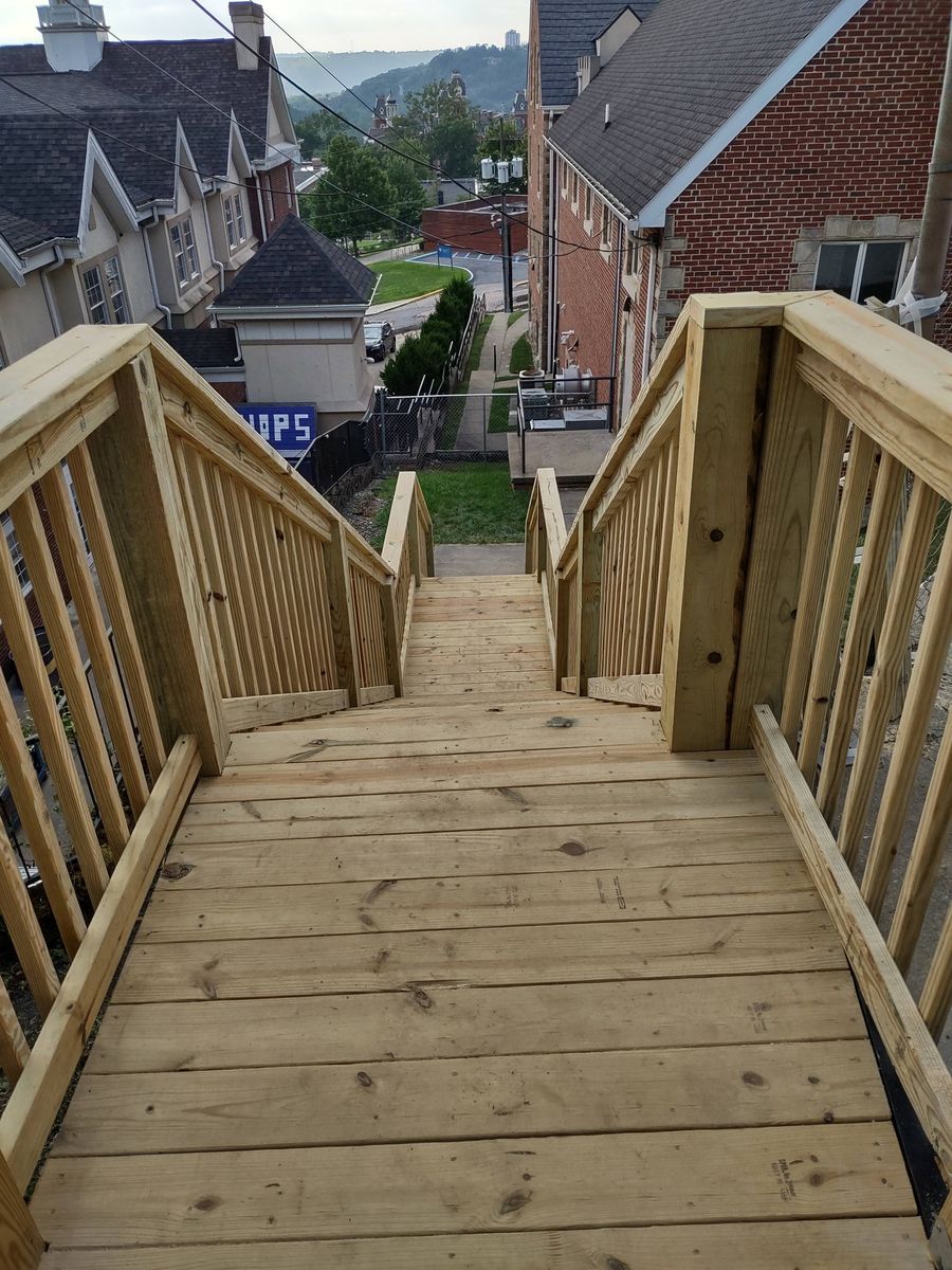Deck Construction for Hoskins Construction LLC in Morgantown, WV