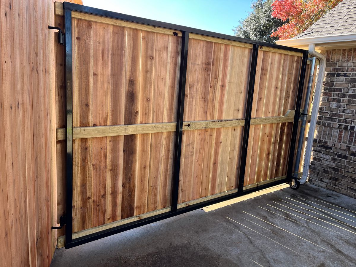 Fence Installation for JSL Woodworks and Contracting in Midlothian, TX