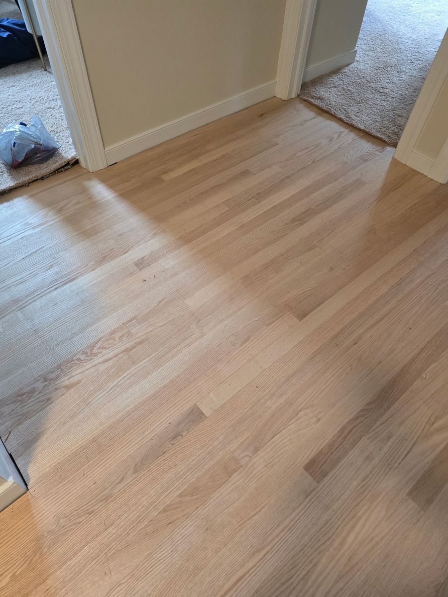 Refinishing hardwood flooring for Jason Tench Flooring LLC in Richmond, VA