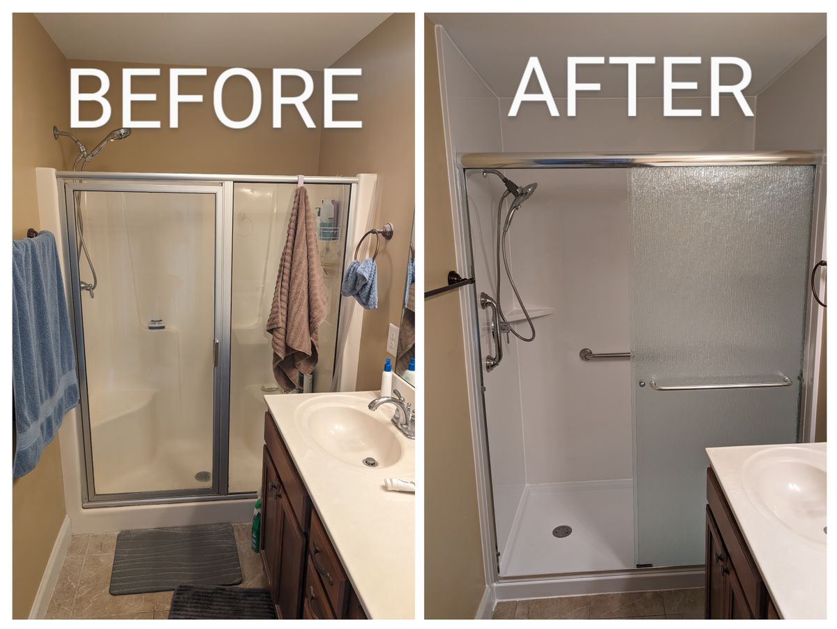 Custom Showers for Brick City Bath in Sanford, NC