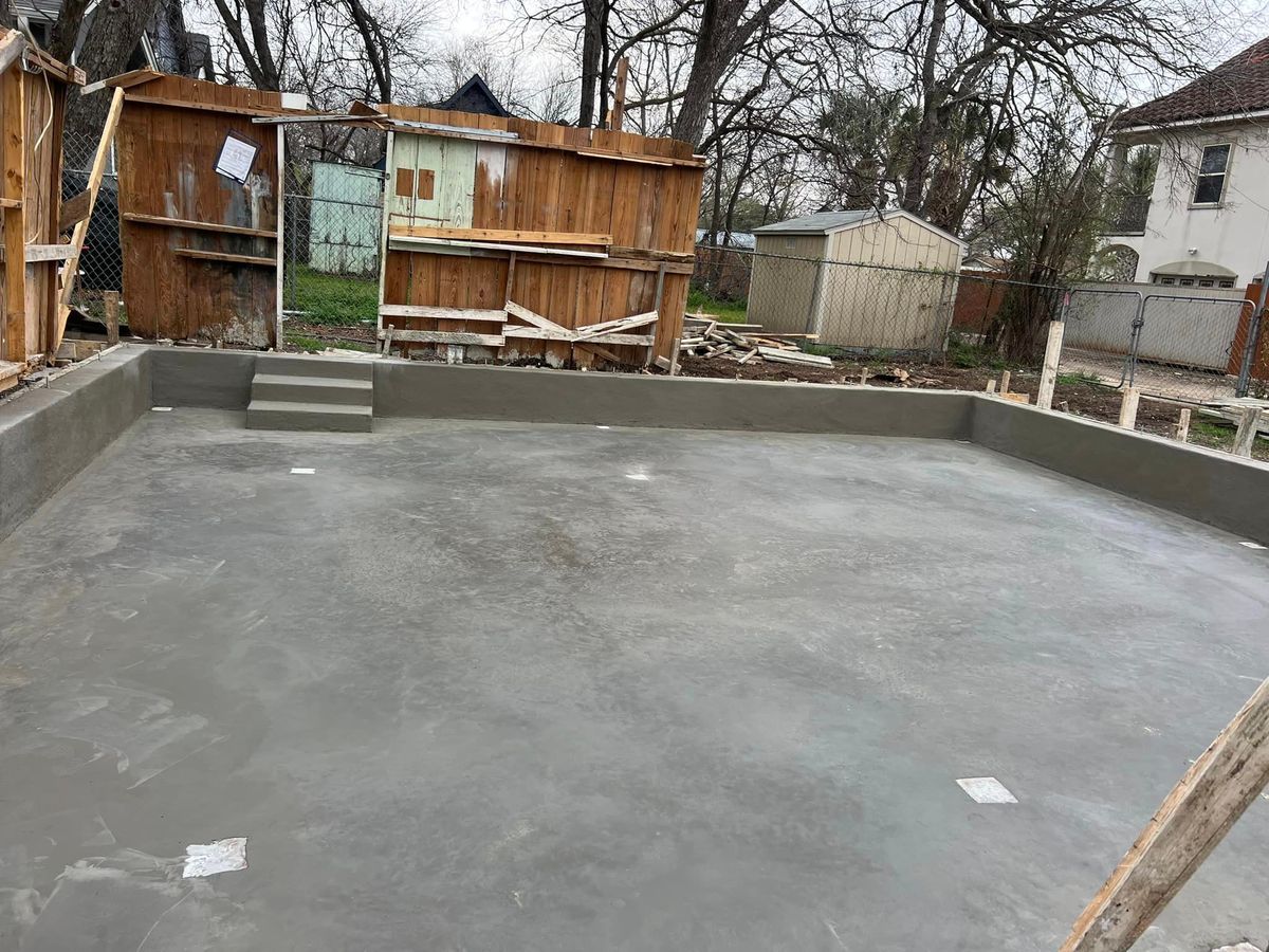 Concrete for Merino Concrete Construction LLC in Liberty Hill, TX