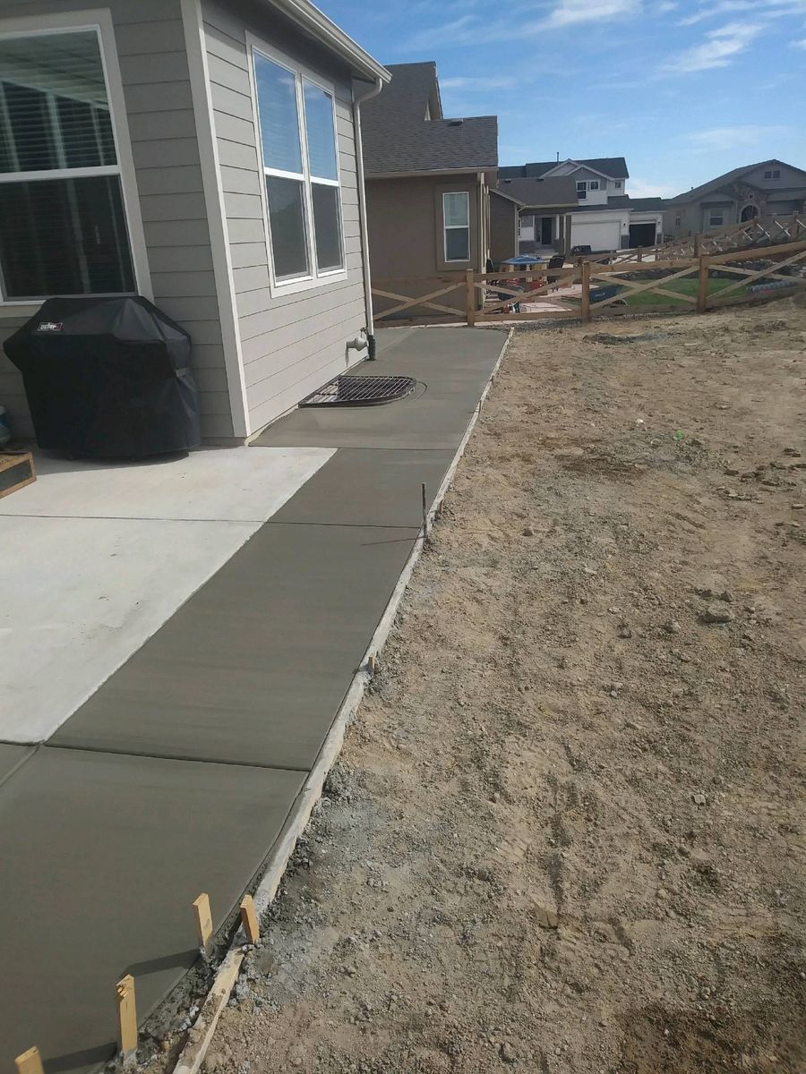 Sidewalk Installation for Co Custom Concrete and Overlays in Colorado Springs, CO