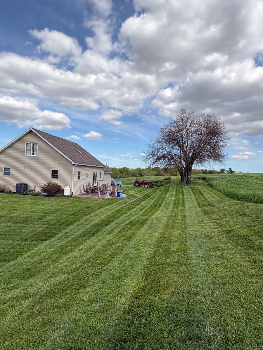 Mowing for Byers Premier Landscapes in Chambersburg, PA