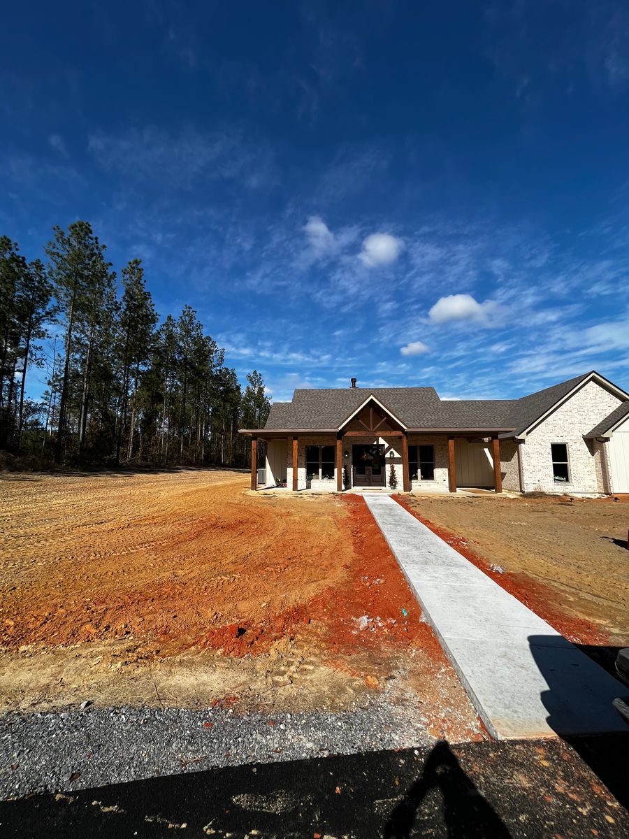 Walkways Installations for Gonzales Construction in Picayune, MS