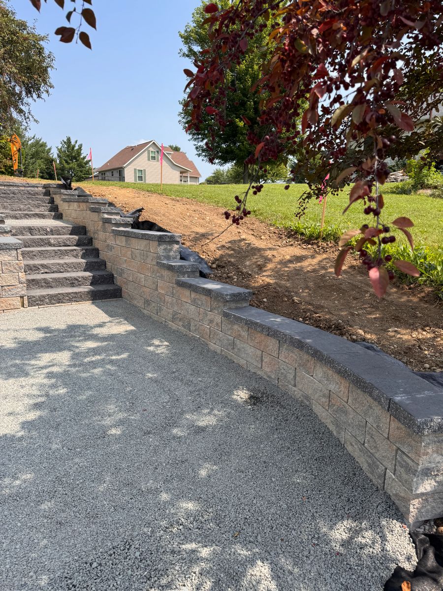 Retaining Walls for H&L Lawn Care LLC in Twin Lakes, WI