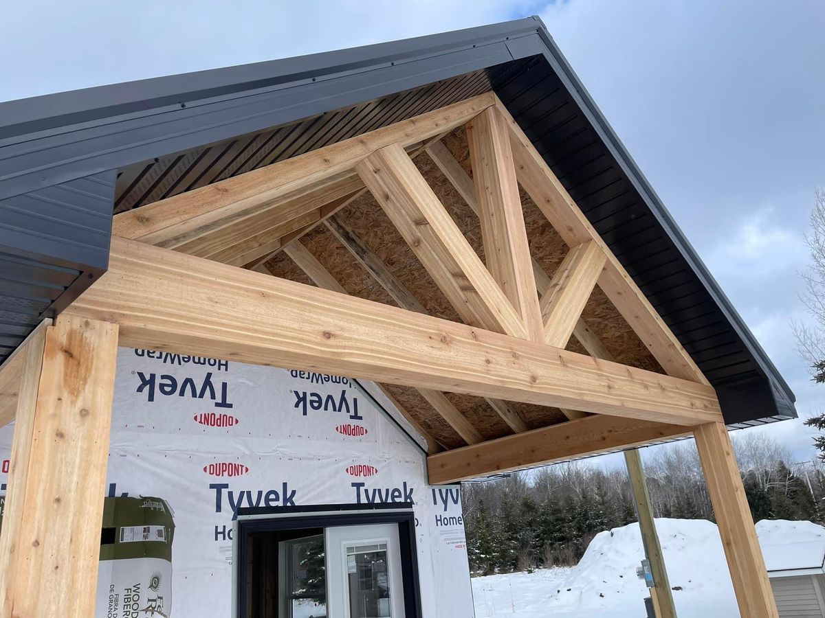 Gabled Entryways for All Pro Buildings in Hammond, Indiana
