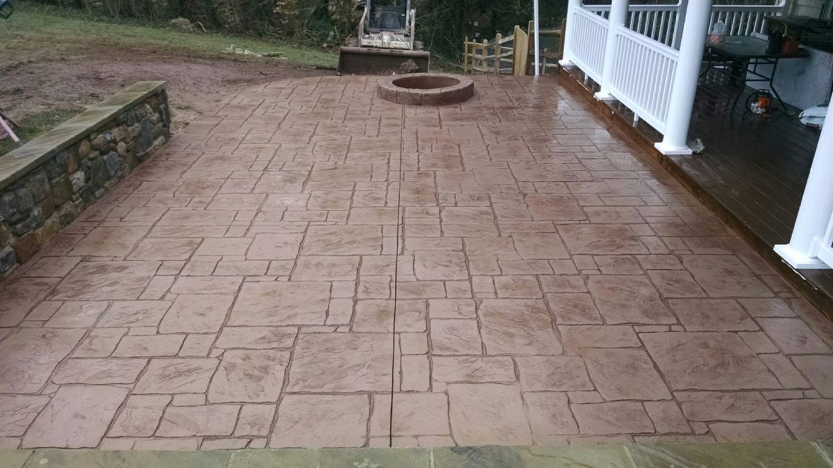Patio Design & Installation for Dixie Concrete Masonry LLC in Saint Leonard, MD