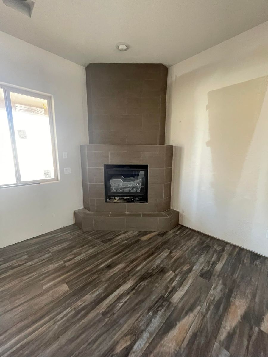 Fireplace Tiling for C&N Flooring Solutions LLC in Chino Valley, AZ