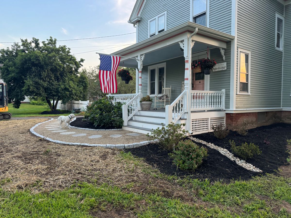 Hardscaping for Lennon Land Management in Suffield, CT